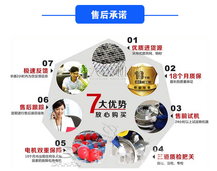 直线振动筛厂家大汉振动机械售后承诺