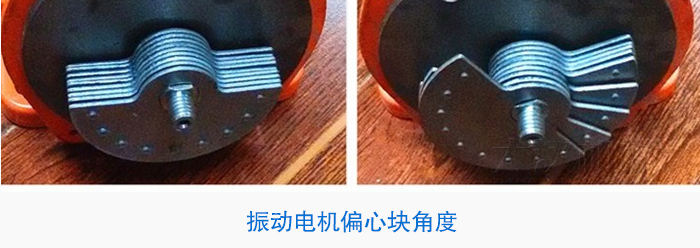 小型直线筛振动电机偏心块角度调整图片展示